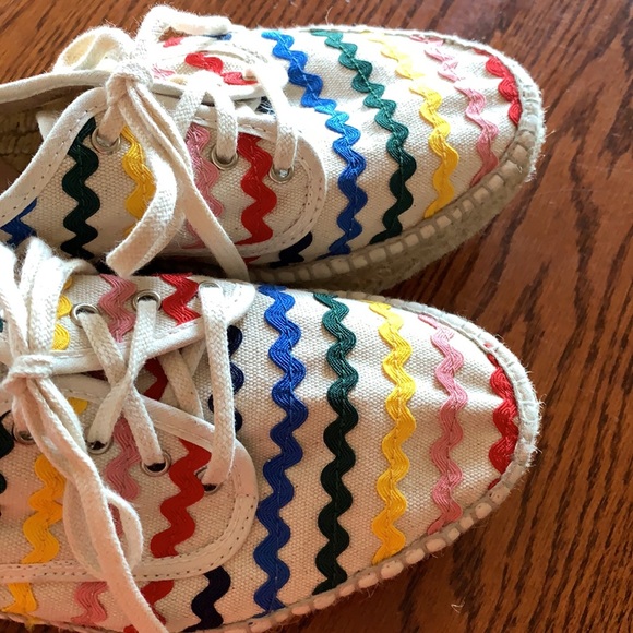 Funky Rainbow Loeffler Randall Platform Shoes Sixe 8 - 8.5 - Picture 11 of 14